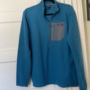 Patagonia Blue Quarter-Zip Pullover